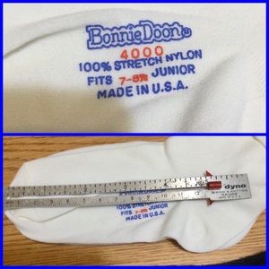 NWT Vtg Socks, sz 7.5, 8